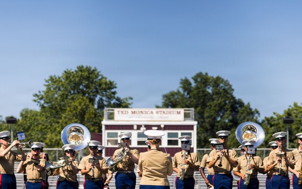 U.S. Marines attend a Community Relations Event for INR250