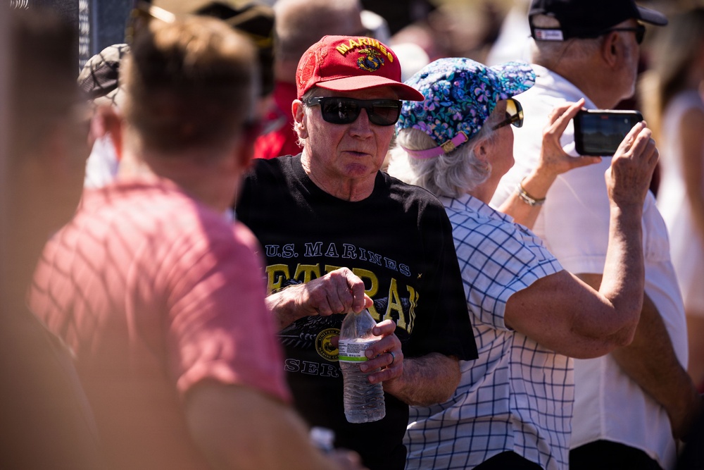 U.S. Marines attend a Community Relations Event for INR250