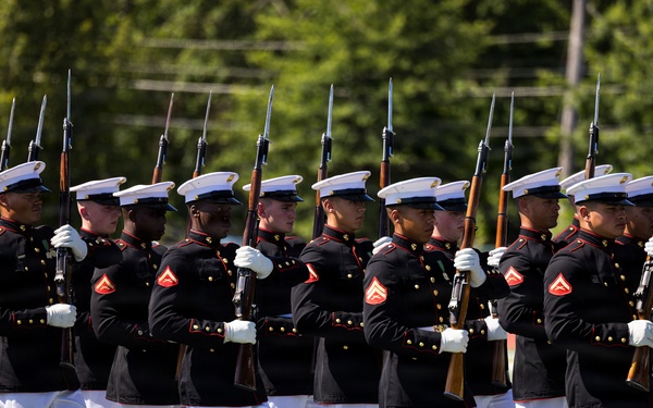 U.S. Marines attend a Community Relations Event for INR250