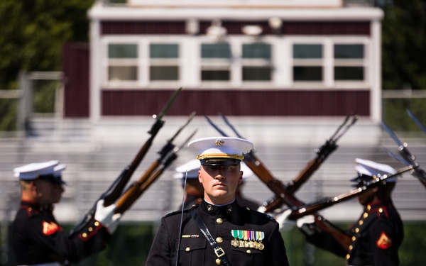 U.S. Marines attend a Community Relations Event for INR250