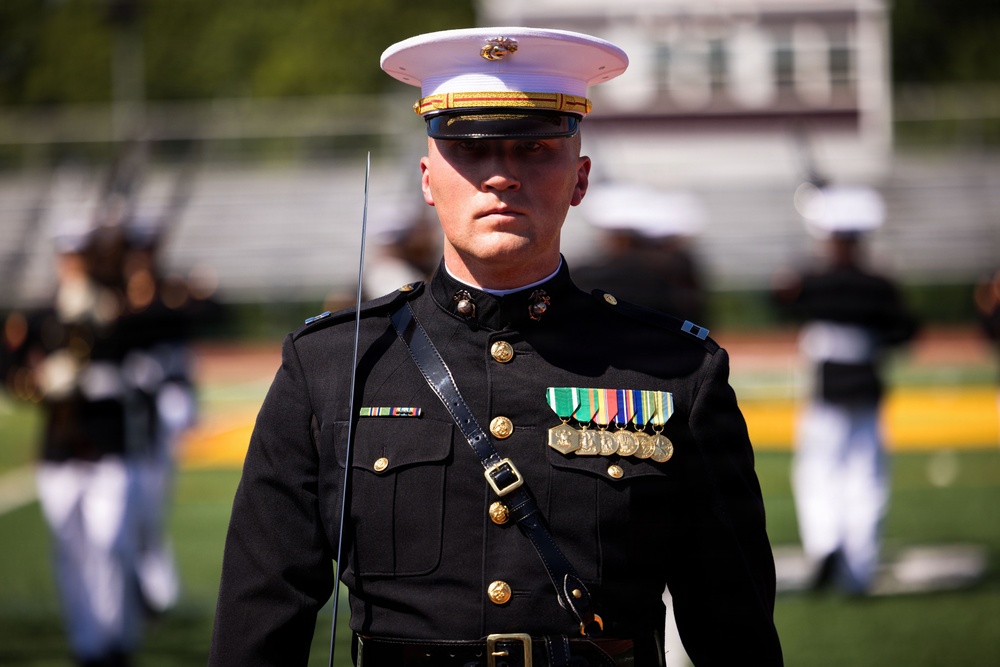 U.S. Marines attend a Community Relations Event for INR250