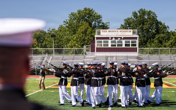 U.S. Marines attend a Community Relations Event for INR250