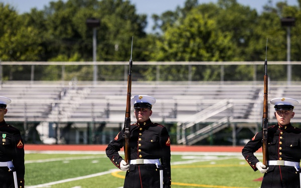 U.S. Marines attend a Community Relations Event for INR250