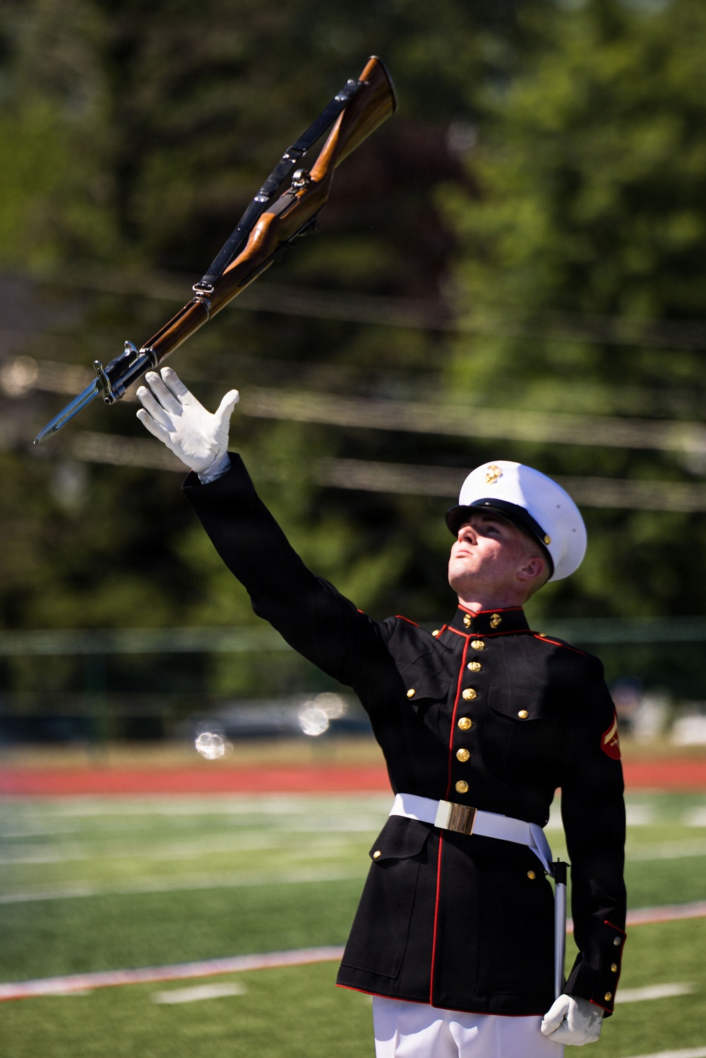 U.S. Marines attend a Community Relations Event for INR250