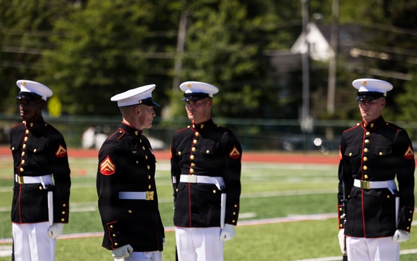 U.S. Marines attend a Community Relations Event for INR250