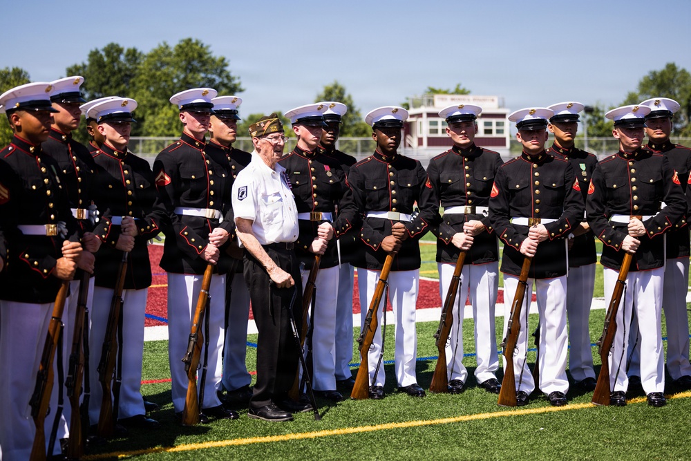 U.S. Marines attend a Community Relations Event for INR250