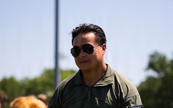 U.S. Marines attend a Community Relations Event for INR250