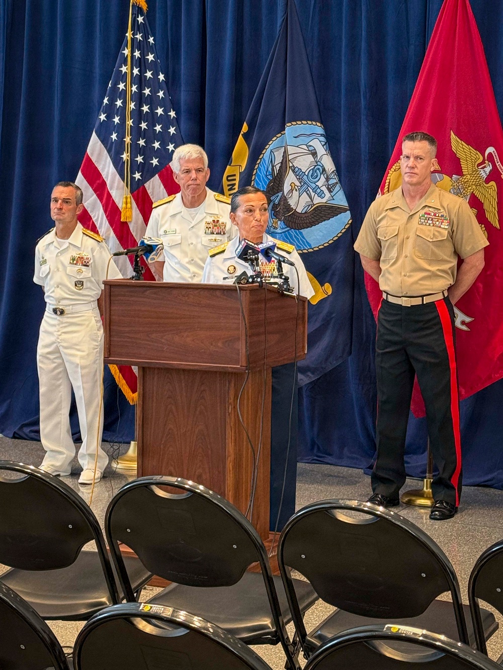 Joint Press Conference Highlights International Naval Review 250