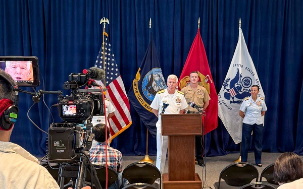 Joint Press Conference Highlights International Naval Review 250