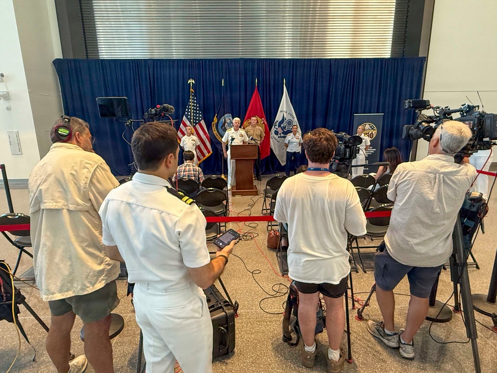 Joint Press Conference Highlights International Naval Review 250