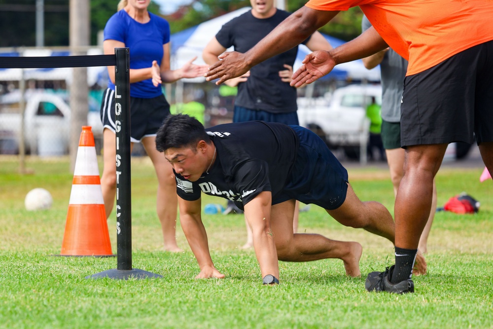 RIMPAC 2026 participants compete at MWR obstacle course