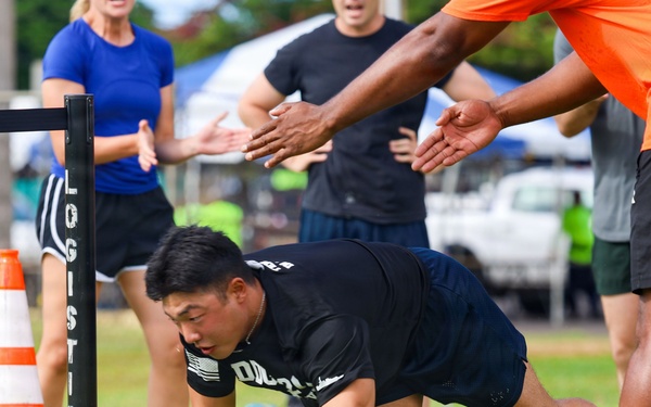 RIMPAC 2026 participants compete at MWR obstacle course