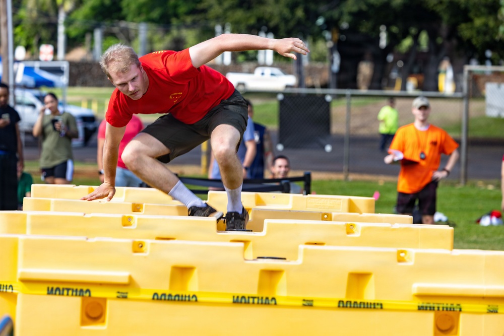 RIMPAC 2026 participants compete at MWR obstacle course