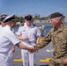 HMCS Regina welcomes aboard Canadian Army major general
