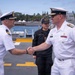 HMCS Regina welcomes aboard Royal Canadian Navy admiral