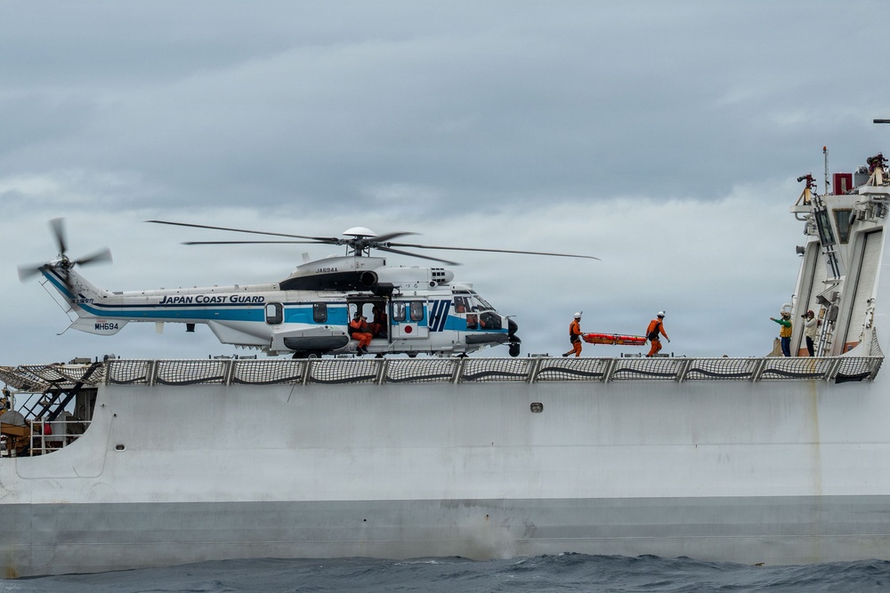 USCGC Midgett (WMSL 757) conducts SAREX with Japan Coast Guard