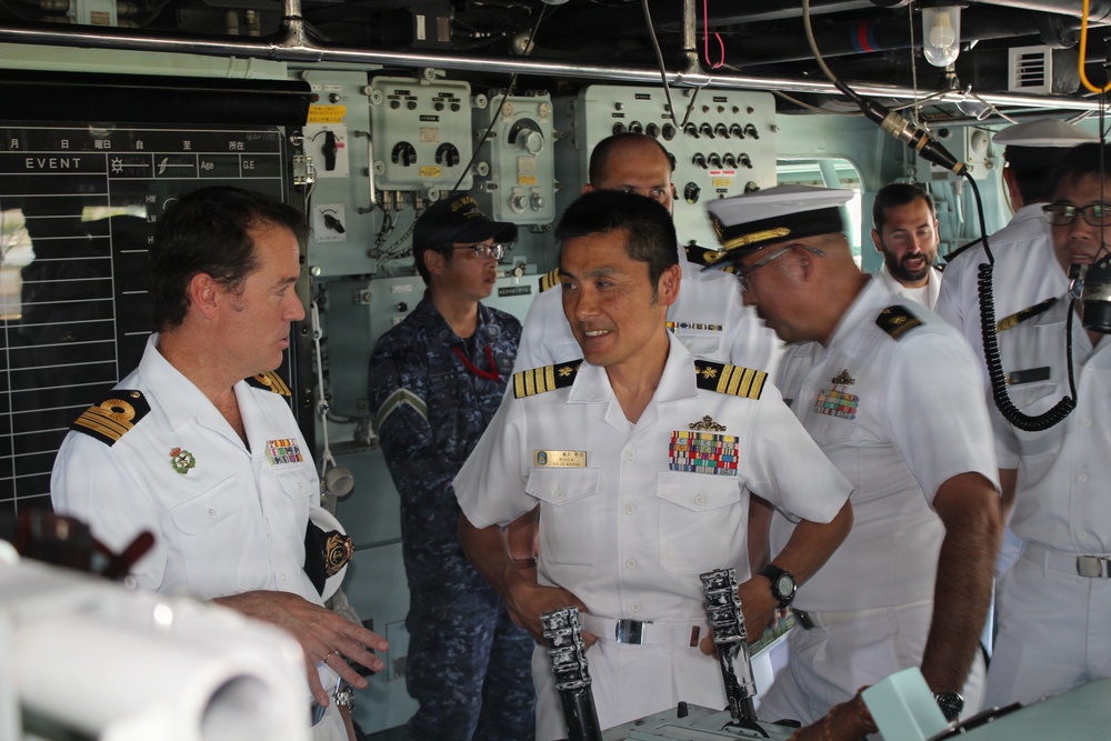Spanish Navy visits JS Kongo during RIMPAC 2026