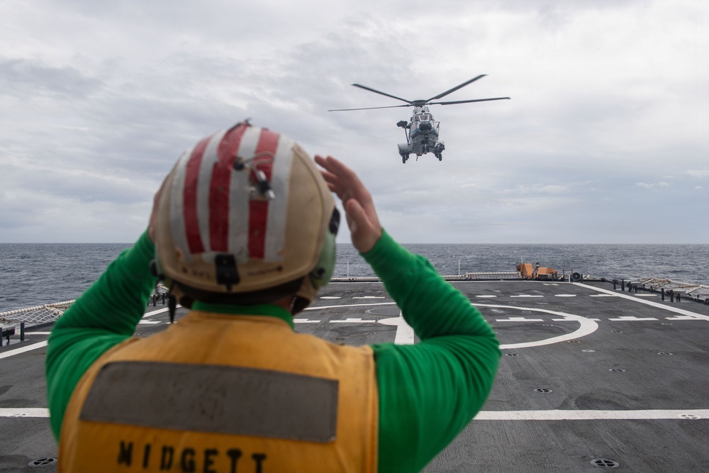 USCGC Midgett (WMSL 757) conducts SAREX with Japan Coast Guard