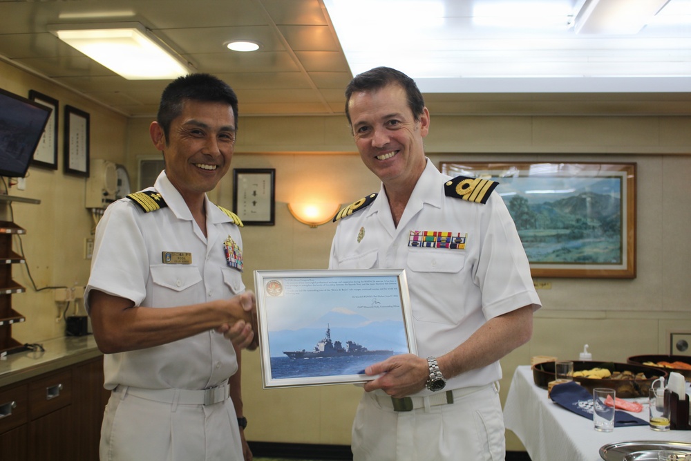 Spanish Navy visits JS Kongo during RIMPAC 2026