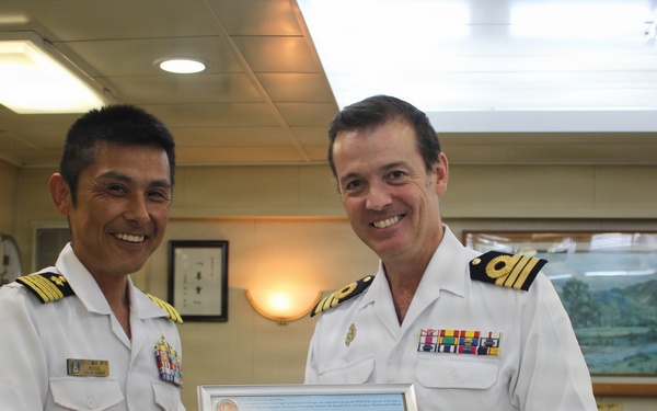 Spanish Navy visits JS Kongo during RIMPAC 2026