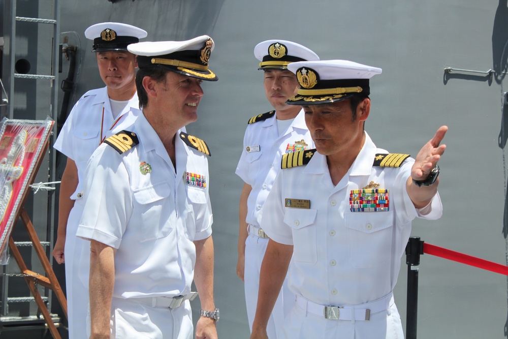 Spanish Navy visits JS Kongo during RIMPAC 2026