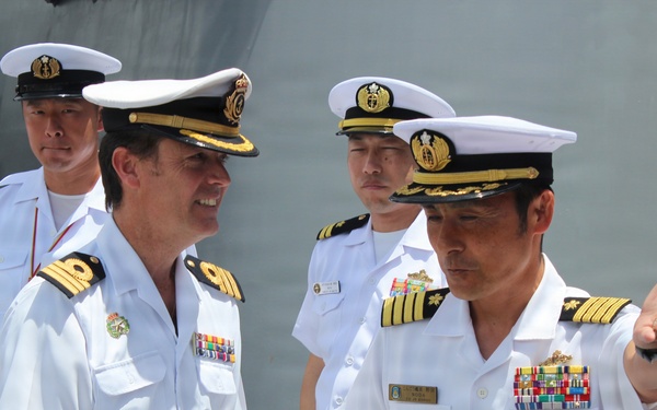 Spanish Navy visits JS Kongo during RIMPAC 2026