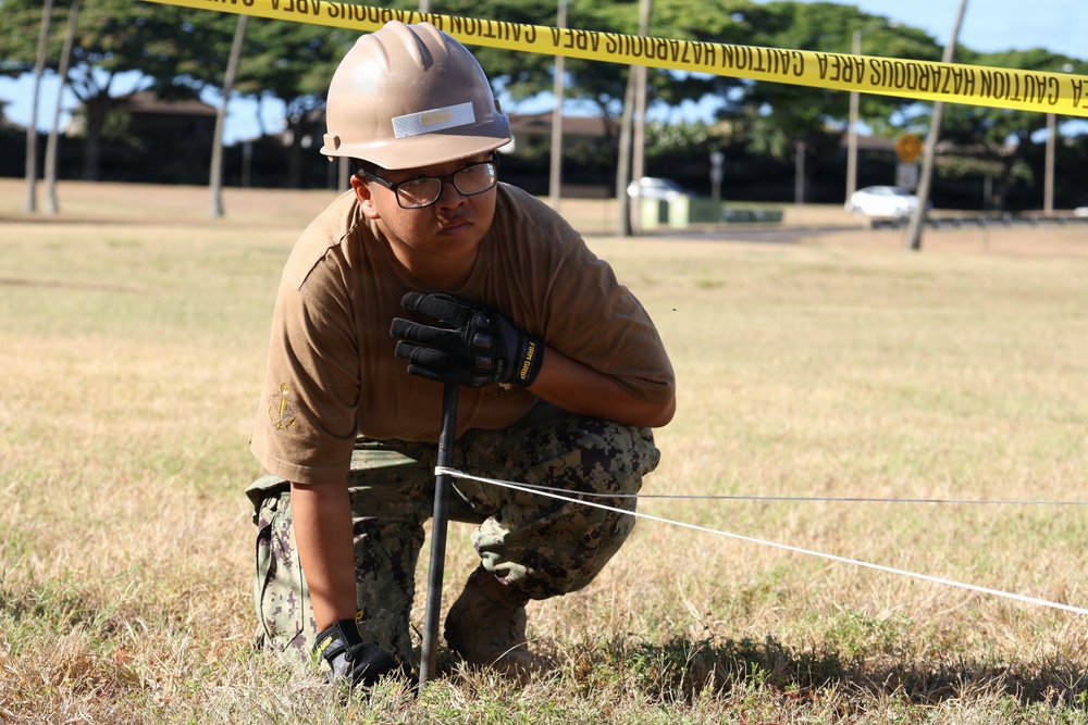 NMCB 18 Seabees Erect Medical Tent During RIMPAC 2026