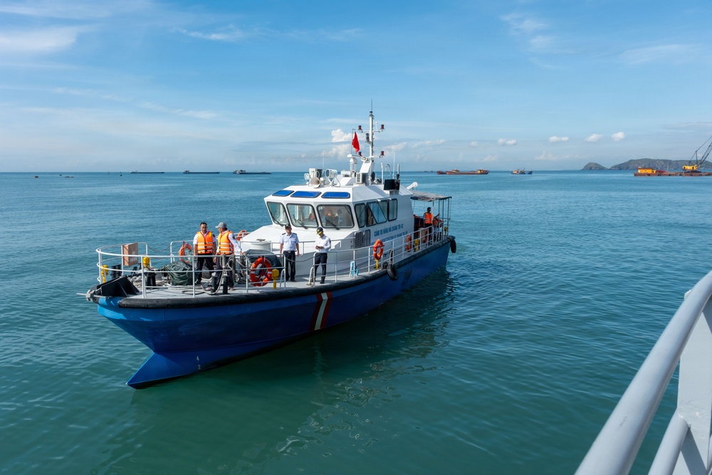 Pacific Friendship 2026 and Pacific Partnership 2026 conduct mass casualty drill aboard U.S. Army Runnymede-class landing craft utility ship USAV Paulus Hook (LCU 2033) in Vietnam