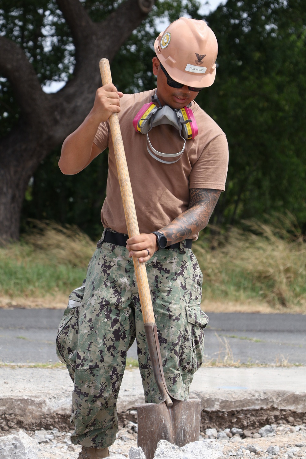 Seabees erect medical tents on Ford Island during RIMPAC 2026