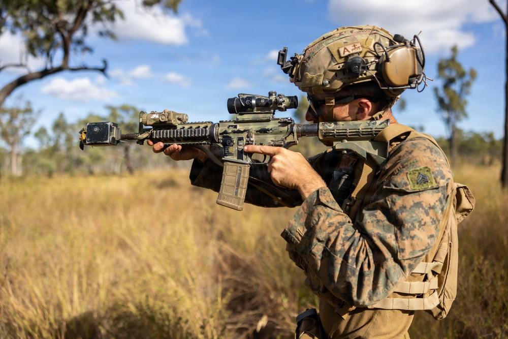 Southern Jackaroo 26: MRF-D Marines conduct offense drills