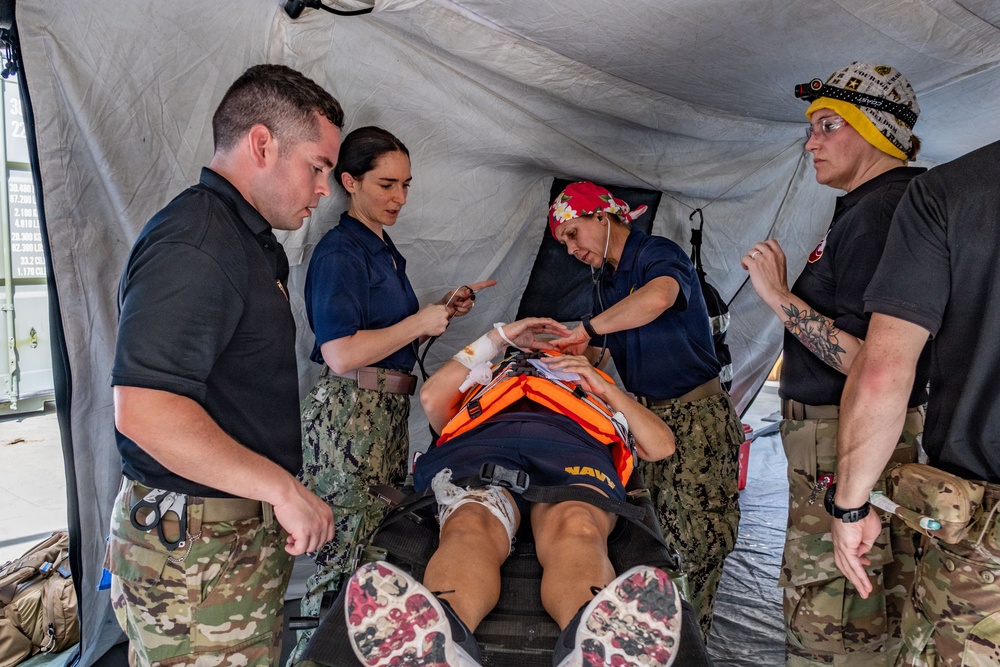 Pacific Friendship 2026 and Pacific Partnership 2026 conduct mass casualty drill aboard U.S. Army Runnymede-class landing craft utility ship USAV Paulus Hook (LCU 2033) in Vietnam