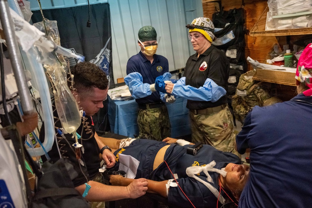 Pacific Friendship 2026 and Pacific Partnership 2026 conduct mass casualty drill aboard U.S. Army Runnymede-class landing craft utility ship USAV Paulus Hook (LCU 2033) in Vietnam