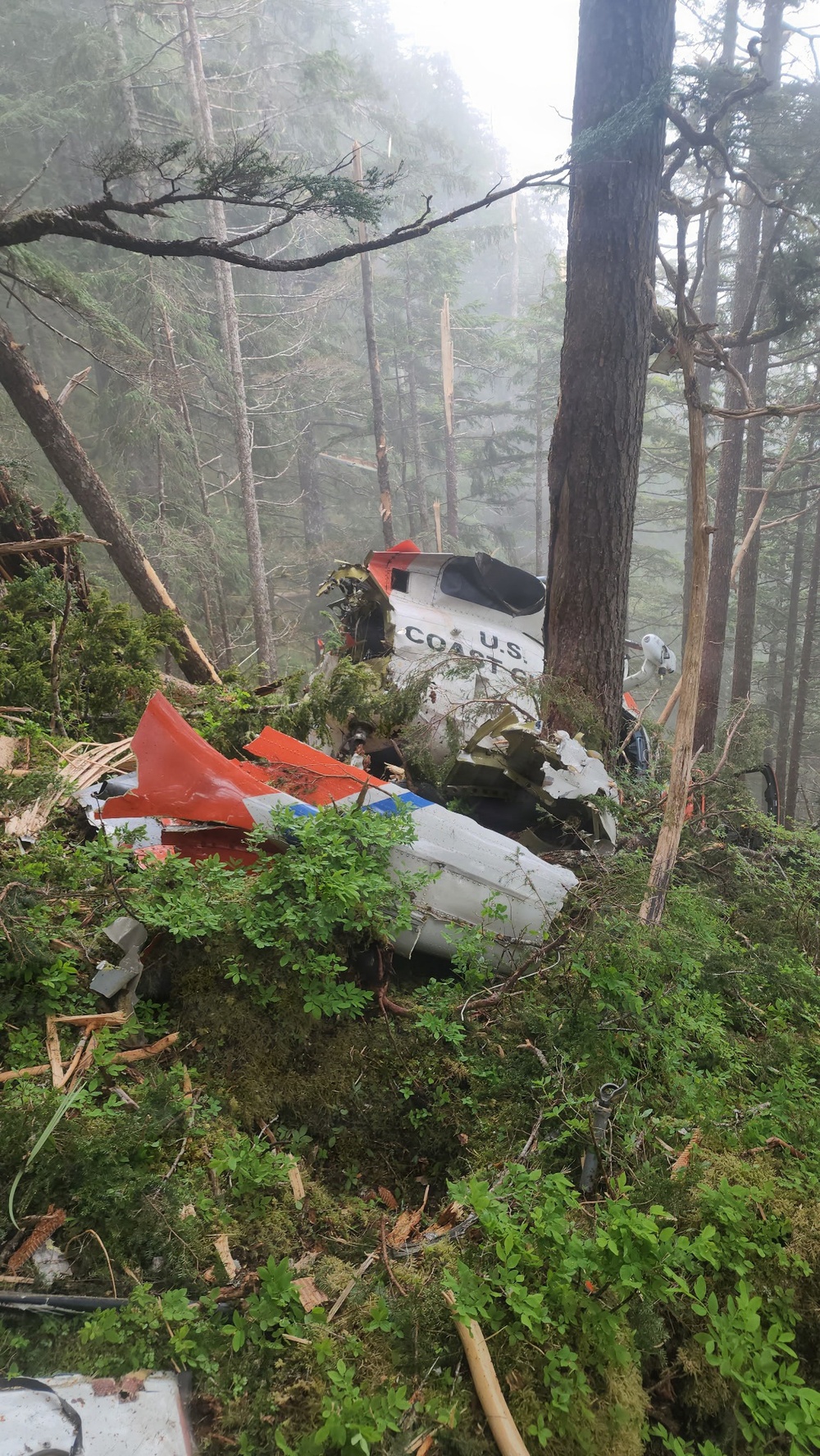 Coast Guard helicopter crashes in Sitka, Alaska