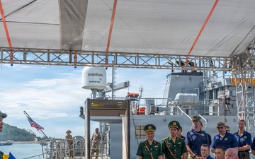 Pacific Friendship 2026 and Pacific Partnership 2026 conduct mass casualty drill aboard U.S. Army Runnymede-class landing craft utility ship USAV Paulus Hook (LCU 2033) in Vietnam
