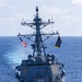 USS Mustin transits the Indian Ocean