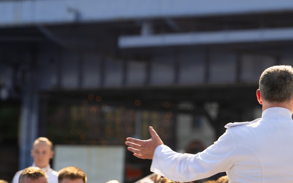 U.S., partner nation bands take stage for International Naval Review
