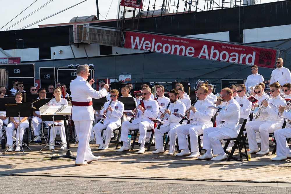 U.S., partner nation bands take stage for International Naval Review