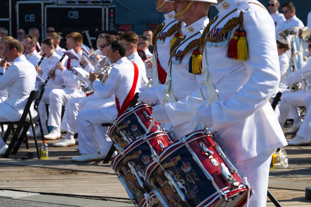 U.S., partner nation bands take stage for International Naval Review
