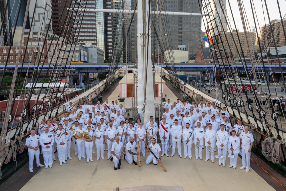 U.S., partner nation bands take stage for International Naval Review