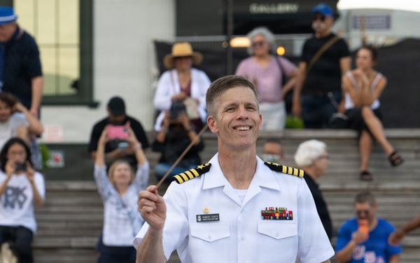 U.S., partner nation bands take stage for International Naval Review