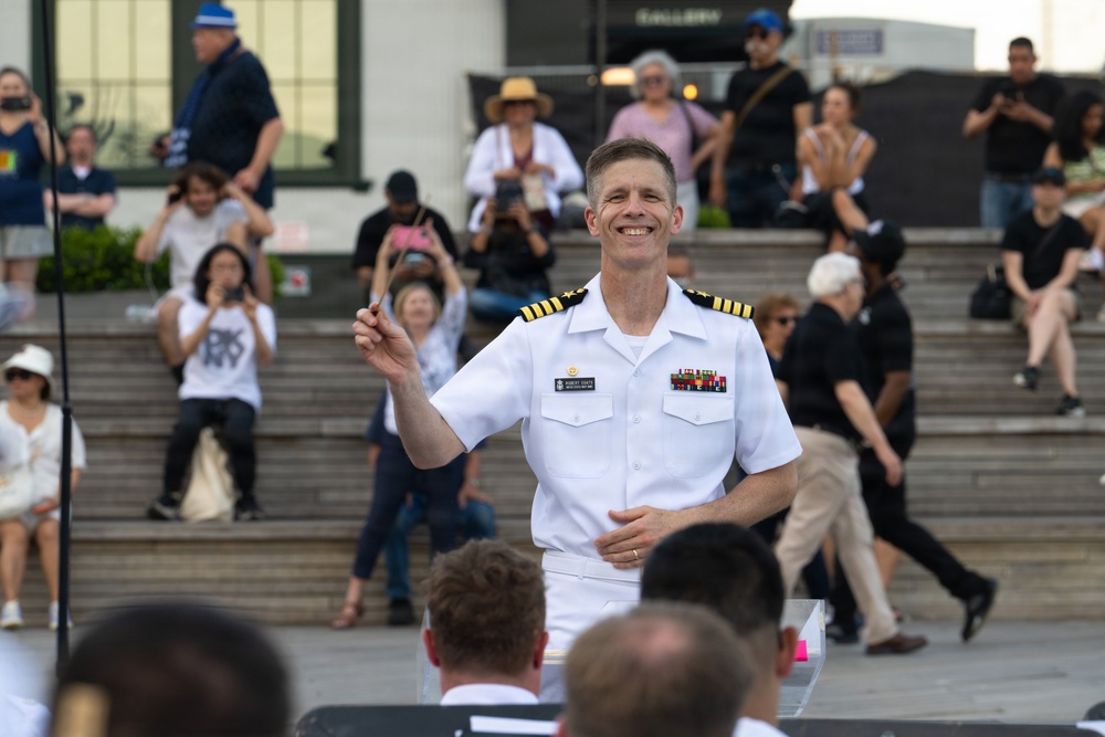 U.S., partner nation bands take stage for International Naval Review