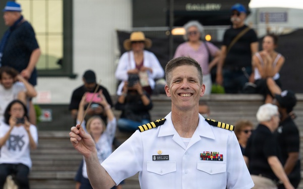 U.S., partner nation bands take stage for International Naval Review