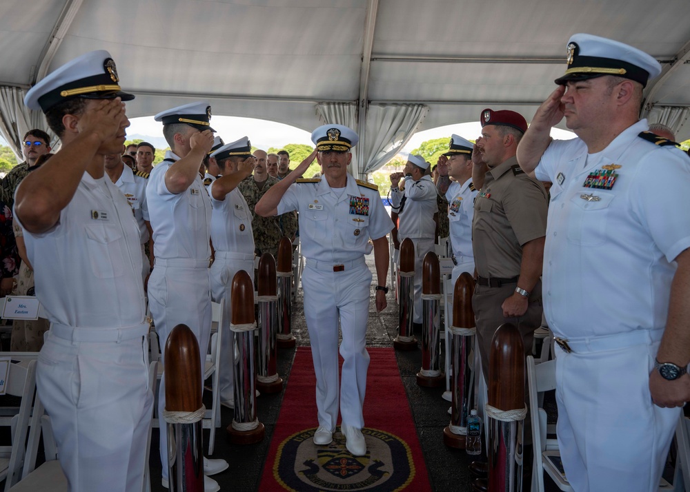 FIWCPAC Holds Change of Command Ceremony