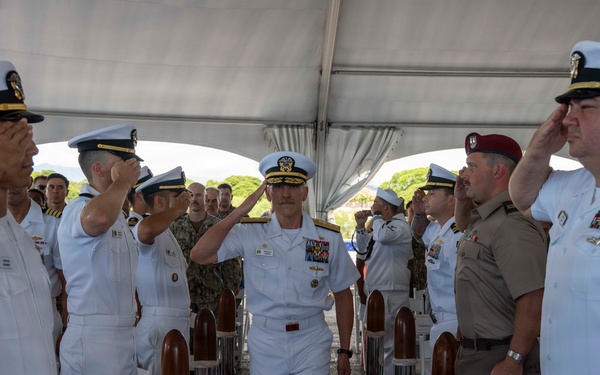 FIWCPAC Holds Change of Command Ceremony