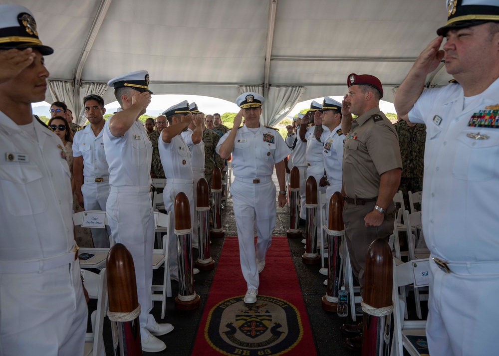 FIWCPAC Holds Change of Command Ceremony
