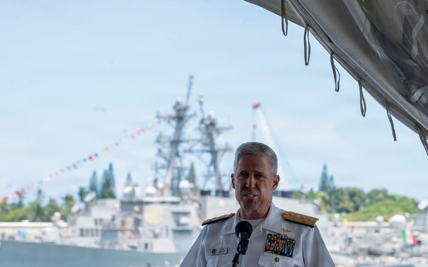FIWCPAC Holds Change of Command Ceremony