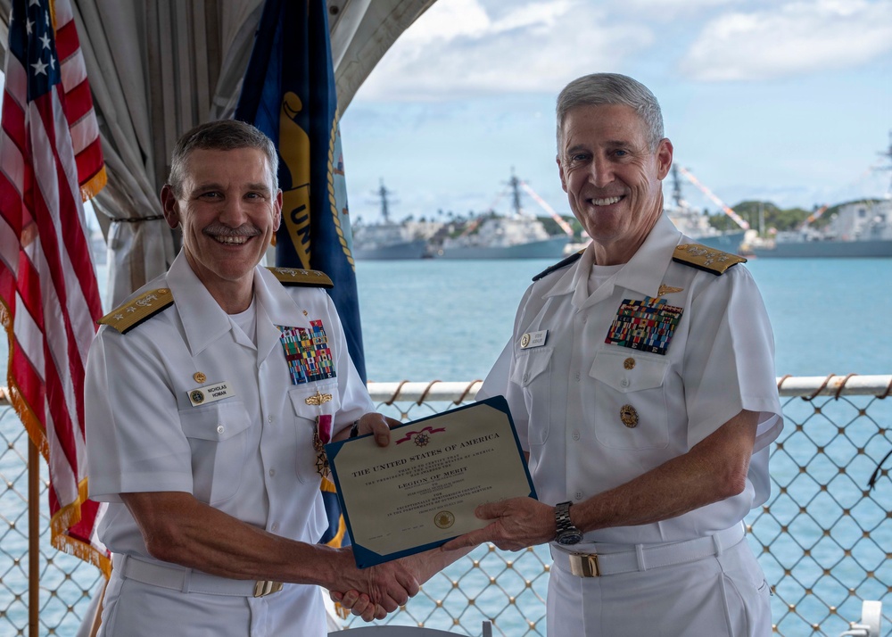 FIWCPAC Holds Change of Command Ceremony