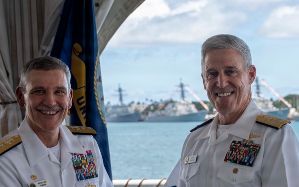 FIWCPAC Holds Change of Command Ceremony