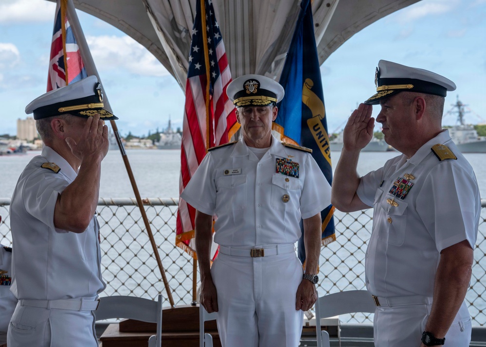 FIWCPAC Holds Change of Command Ceremony