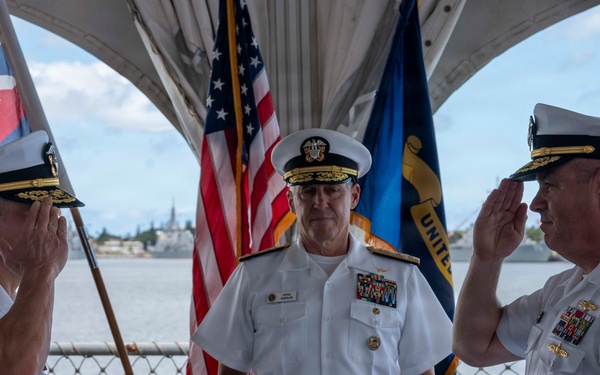 FIWCPAC Holds Change of Command Ceremony
